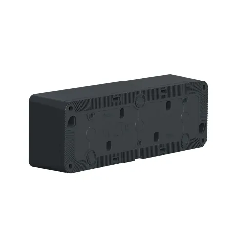 Коробка тройная для накладного монтажа IP55, черный, Mureva Styl Schneider MUR37713