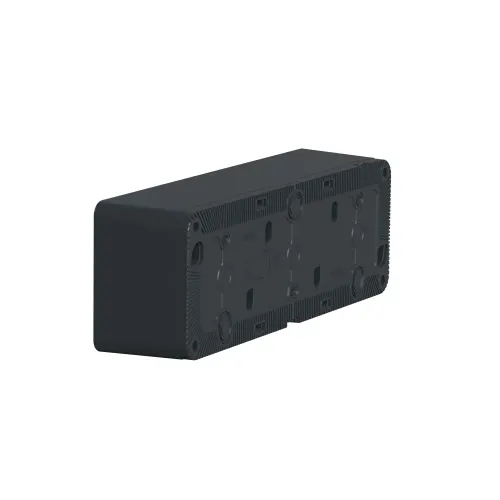 Коробка тройная для накладного монтажа IP55, черный, Mureva Styl Schneider MUR37713