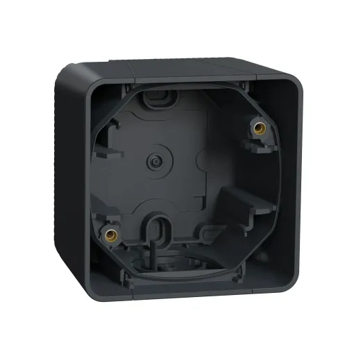 Коробка для накладного монтажа IP55, черный, Mureva Styl Schneider MUR37911