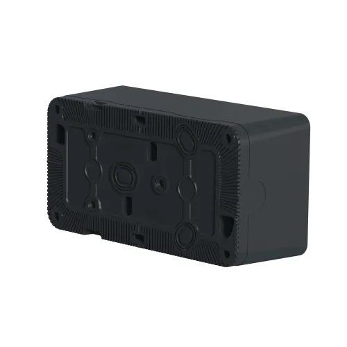 Коробка двойная для накладного монтажа IP55, черный, Mureva Styl Schneider MUR37914