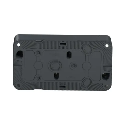 Коробка двойная для накладного монтажа IP55, черный, Mureva Styl Schneider MUR37914