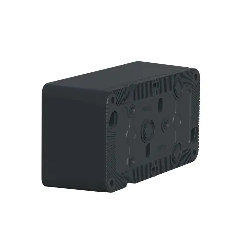 Коробка двойная для накладного монтажа IP55, черный, Mureva Styl Schneider MUR37914