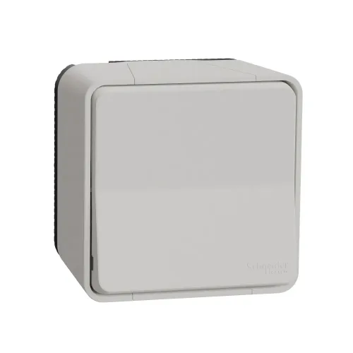 Выключатель влагозащищенный IP55 накладной, белый, Mureva Styl MUR39021 Schneider