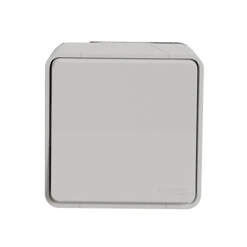 Выключатель влагозащищенный IP55 накладной, белый, Mureva Styl MUR39021 Schneider