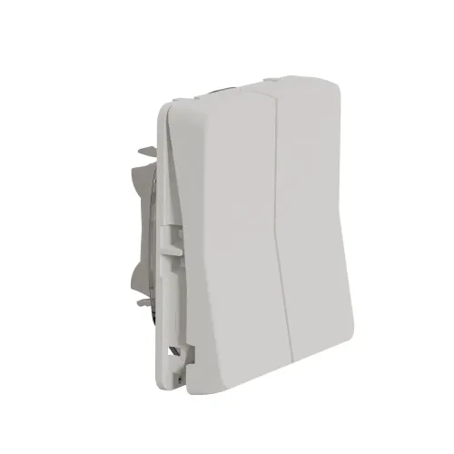 Двухклавишный переключатель IP55, белый, Mureva Styl Schneider MUR39022