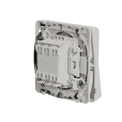 Двухклавишный переключатель IP55, белый, Mureva Styl Schneider MUR39022