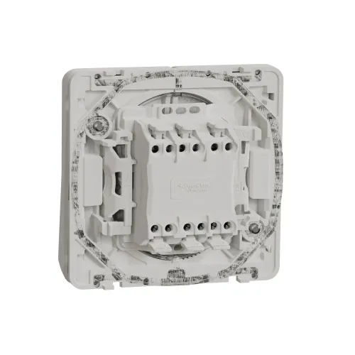 Двухклавишный переключатель IP55, белый, Mureva Styl Schneider MUR39022