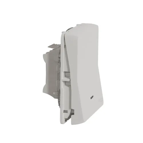 Переключатель с подсветкой IP55, белый, Mureva Styl Schneider MUR39024