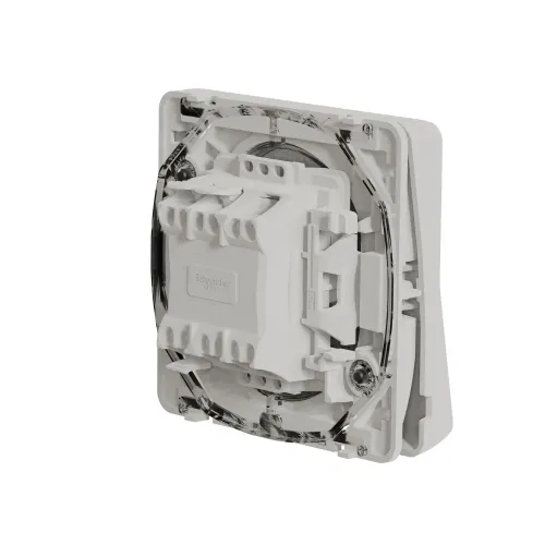 Переключатель с подсветкой IP55, белый, Mureva Styl Schneider MUR39024