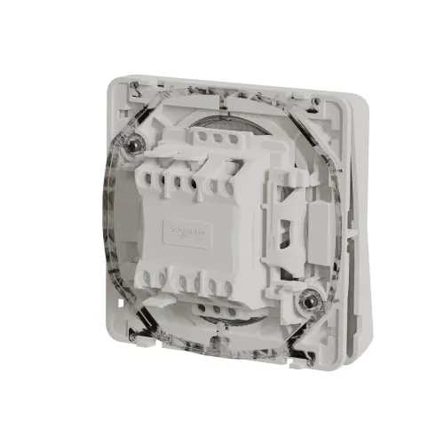 Переключатель с подсветкой IP55, белый, Mureva Styl Schneider MUR39024