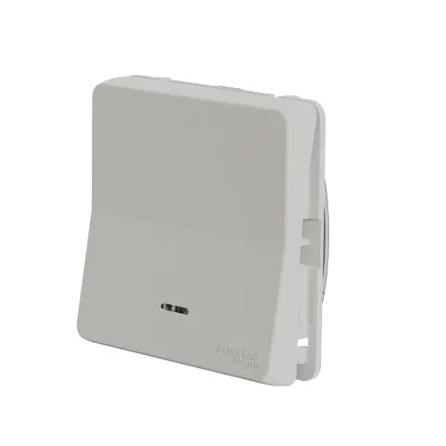 Переключатель с подсветкой IP55, белый, Mureva Styl Schneider MUR39024