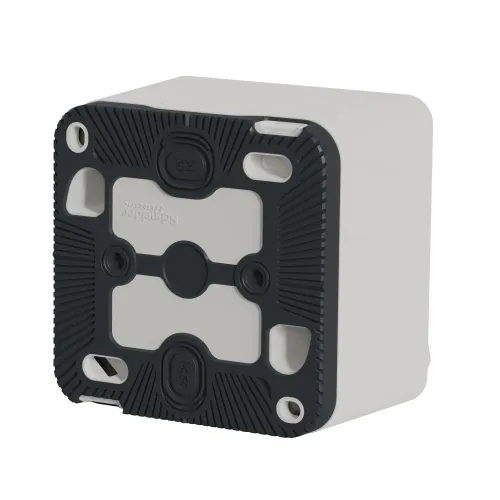 Розетка электрическая 220В, накладная IP55, белый, Mureva Styl Schneider MUR39034