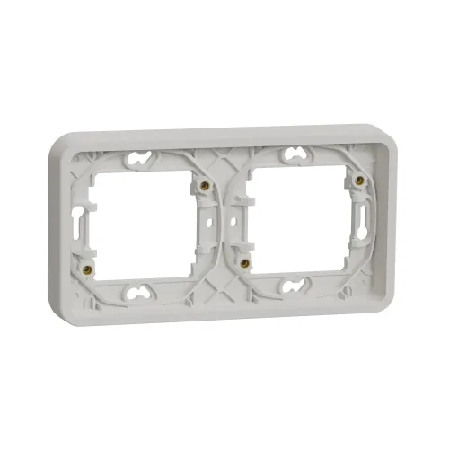 Рамка 2 поста IP55, белый, Mureva Styl Schneider MUR39101