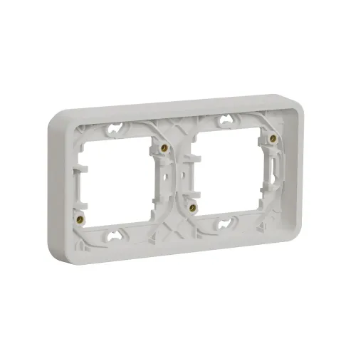 Рамка 2 поста IP55, белый, Mureva Styl Schneider MUR39101