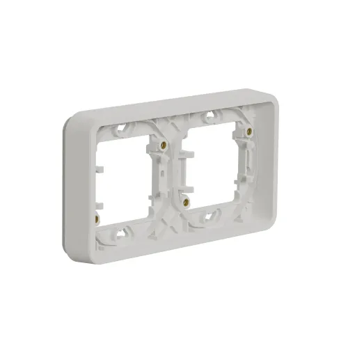 Рамка 2 поста IP55, белый, Mureva Styl Schneider MUR39101