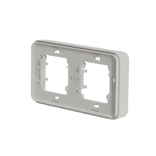 Рамка 2 поста IP55, белый, Mureva Styl Schneider MUR39101