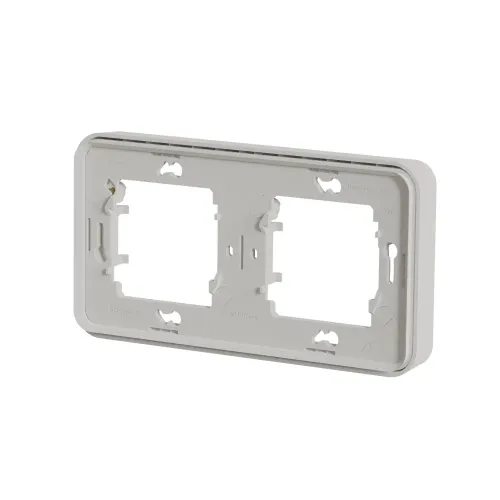 Рамка 2 поста IP55, белый, Mureva Styl Schneider MUR39101