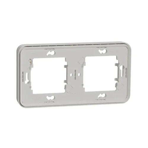 Рамка 2 поста IP55, белый, Mureva Styl Schneider MUR39101