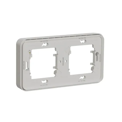 Рамка 2 поста IP55, белый, Mureva Styl Schneider MUR39101