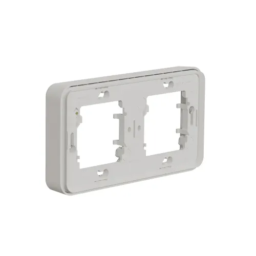 Рамка 2 поста IP55, белый, Mureva Styl Schneider MUR39101