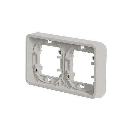 Рамка 2 поста IP55, белый, Mureva Styl Schneider MUR39101