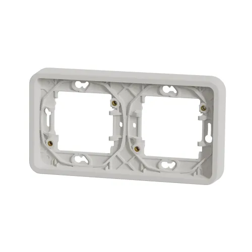 Рамка 2 поста IP55, белый, Mureva Styl Schneider MUR39101