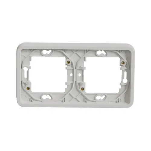 Рамка 2 поста IP55, белый, Mureva Styl Schneider MUR39101