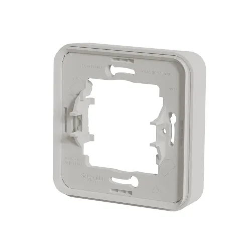Рамка 1 пост IP55, белый, Mureva Styl Schneider MUR39107