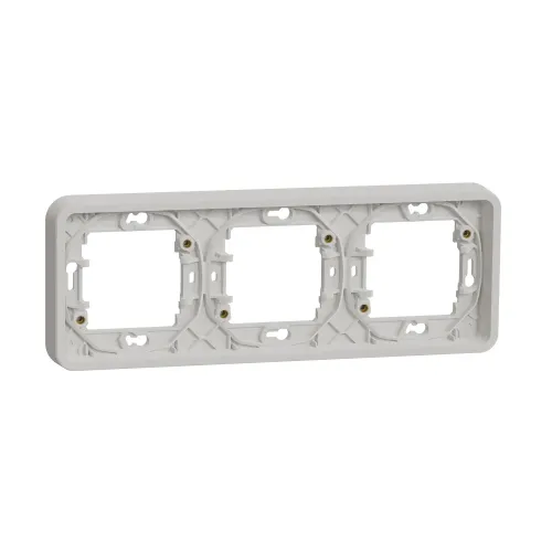 Рамка 3 поста IP55, белый, Mureva Styl Schneider MUR39109