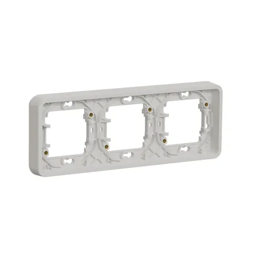 Рамка 3 поста IP55, белый, Mureva Styl Schneider MUR39109