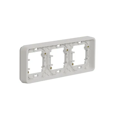 Рамка 3 поста IP55, белый, Mureva Styl Schneider MUR39109