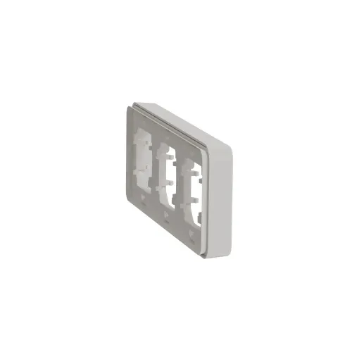 Рамка 3 поста IP55, белый, Mureva Styl Schneider MUR39109