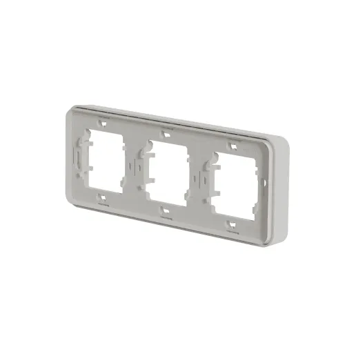 Рамка 3 поста IP55, белый, Mureva Styl Schneider MUR39109