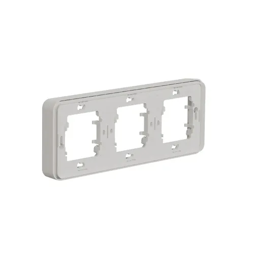 Рамка 3 поста IP55, белый, Mureva Styl Schneider MUR39109