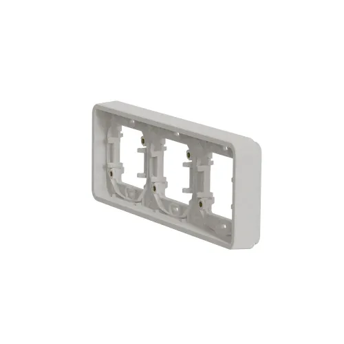 Рамка 3 поста IP55, белый, Mureva Styl Schneider MUR39109