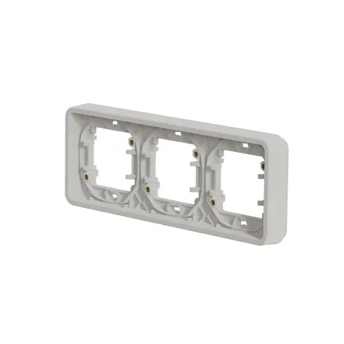 Рамка 3 поста IP55, белый, Mureva Styl Schneider MUR39109