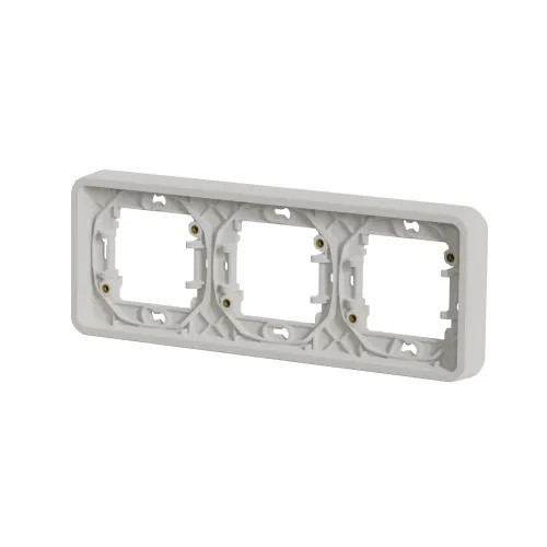 Рамка 3 поста IP55, белый, Mureva Styl Schneider MUR39109