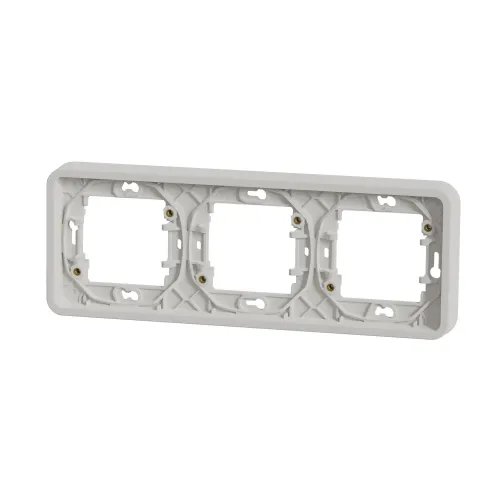 Рамка 3 поста IP55, белый, Mureva Styl Schneider MUR39109