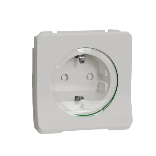 Розетка электрическая 220В IP55, белый, Mureva Styl Schneider MUR39134