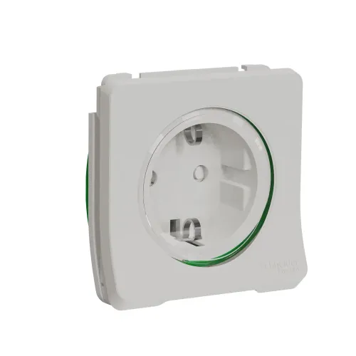 Розетка электрическая 220В IP55, белый, Mureva Styl Schneider MUR39134