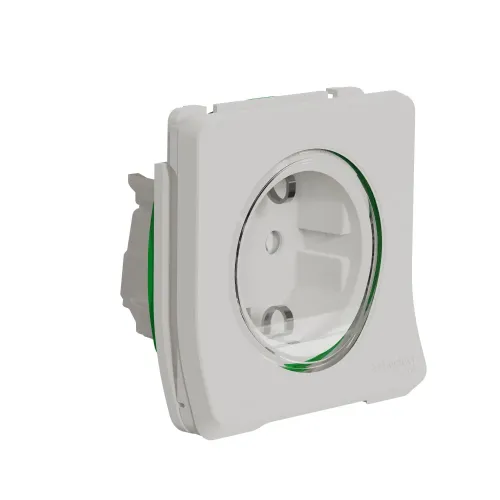 Розетка электрическая 220В IP55, белый, Mureva Styl Schneider MUR39134