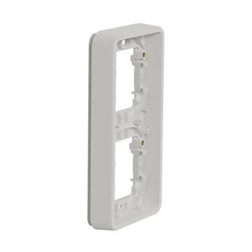 Рамка 2 поста, вертикальная IP55, белый, Mureva Styl Schneider MUR39151