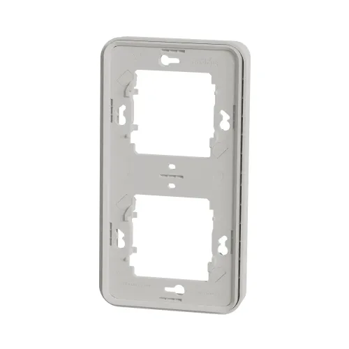 Рамка 2 поста, вертикальная IP55, белый, Mureva Styl Schneider MUR39151