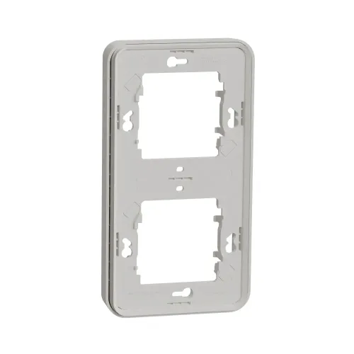 Рамка 2 поста, вертикальная IP55, белый, Mureva Styl Schneider MUR39151