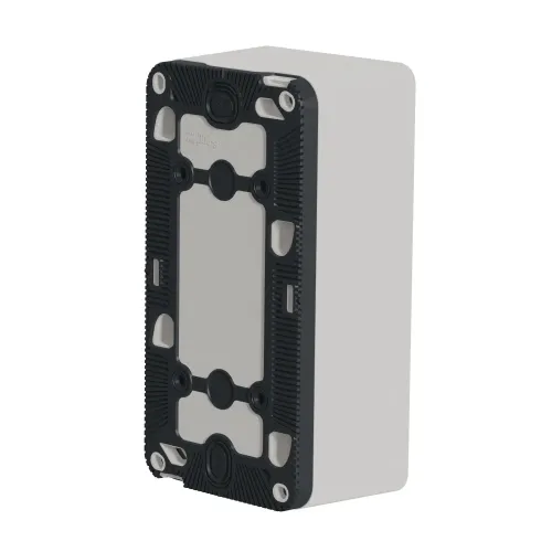Коробка двойная вертикальная для накладного монтажа IP55, белый, Mureva Styl Schneider MUR39912