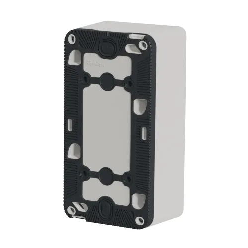 Коробка двойная вертикальная для накладного монтажа IP55, белый, Mureva Styl Schneider MUR39912