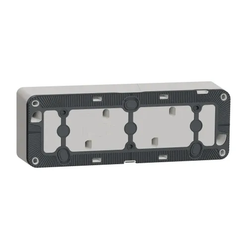 Коробка тройная для накладного монтажа IP55, белый, Mureva Styl Schneider MUR39913