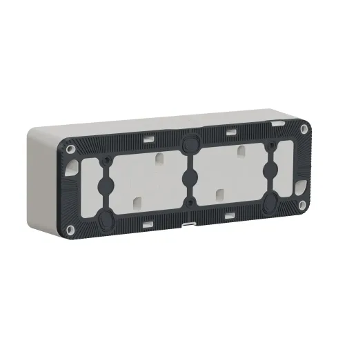 Коробка тройная для накладного монтажа IP55, белый, Mureva Styl Schneider MUR39913