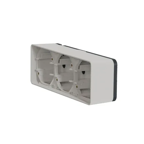 Коробка тройная для накладного монтажа IP55, белый, Mureva Styl Schneider MUR39913
