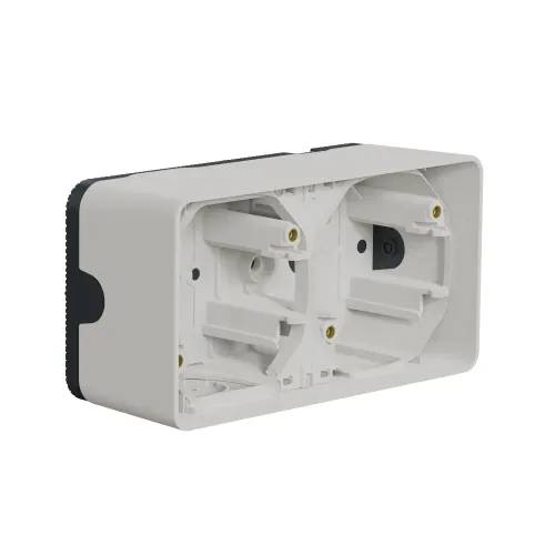 Коробка двойная для накладного монтажа IP55, белый, Mureva Styl Schneider MUR39914